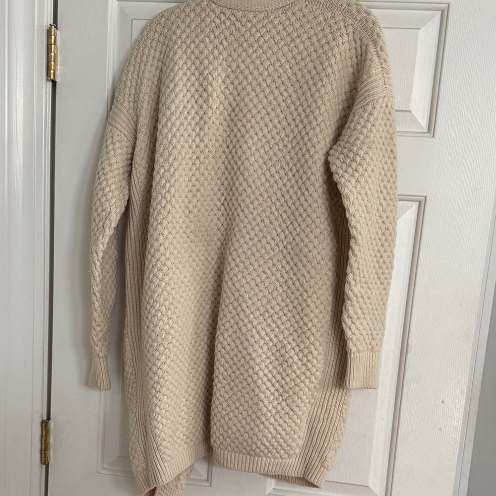 Vince Cozy Cream Knit Cardigan Sweater Wool Blend - Picture 6 of 6